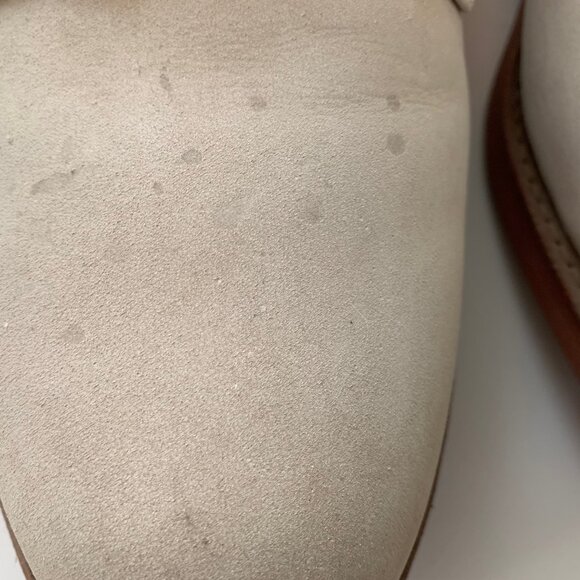 Allen Edmonds white bucks (Suede?) men's shoes, size 10-1/2 - Picture 7 of 12